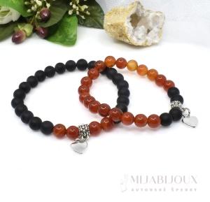 Partnerské náramky z minerálů